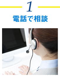 電話で相談
